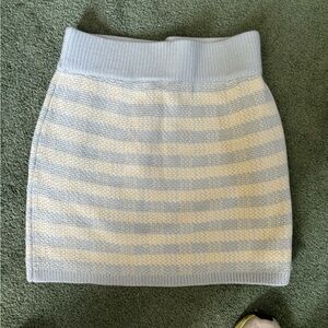 Aqua skirt, comfortable and cute